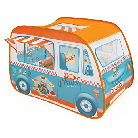 Pop It Up F2PT15815 Foodtruck Tent/Playhouse Food Truck, Orange Cover