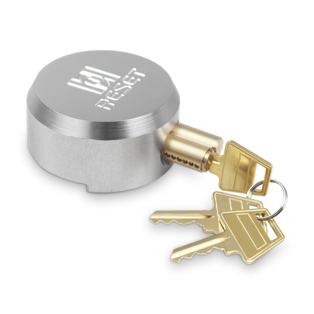 RESET-903 1 Pack Keyed Different Puck Locks, 2-7/8