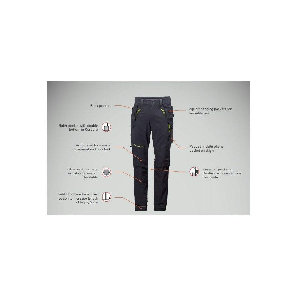 MAGNI WORK PANT Color: 990 BLACK Talla: D96