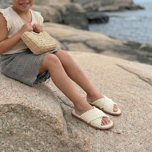Image of THEE BRON Girls Cute Slip-On Slippers Stylish Sandals for Toddlers & Kids