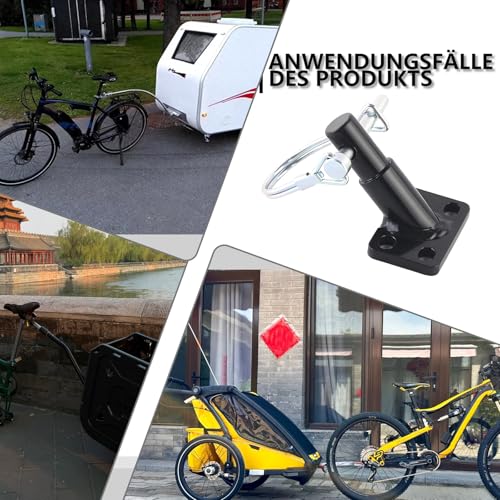 Fahrradanhänger Kupplung, Fahrrad Anhängerkupplung Kupplung Fahrradanhänger Anhängerkupplung Fahrrad Mit Sicherungsstift Für Fahrrad-Kinderanhänger Kinderwagen Lastenanhänger