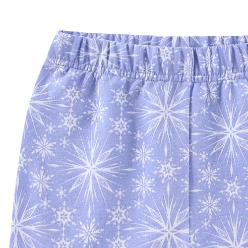 Image of Disney Princess Frozen Minnie Mouse Girls Short Sleeve T-Shirt and French Terry Shorts Set for Toddlers to Big Kids