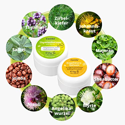 Casida - Set Balsamo al Timo per Bambini 25g +