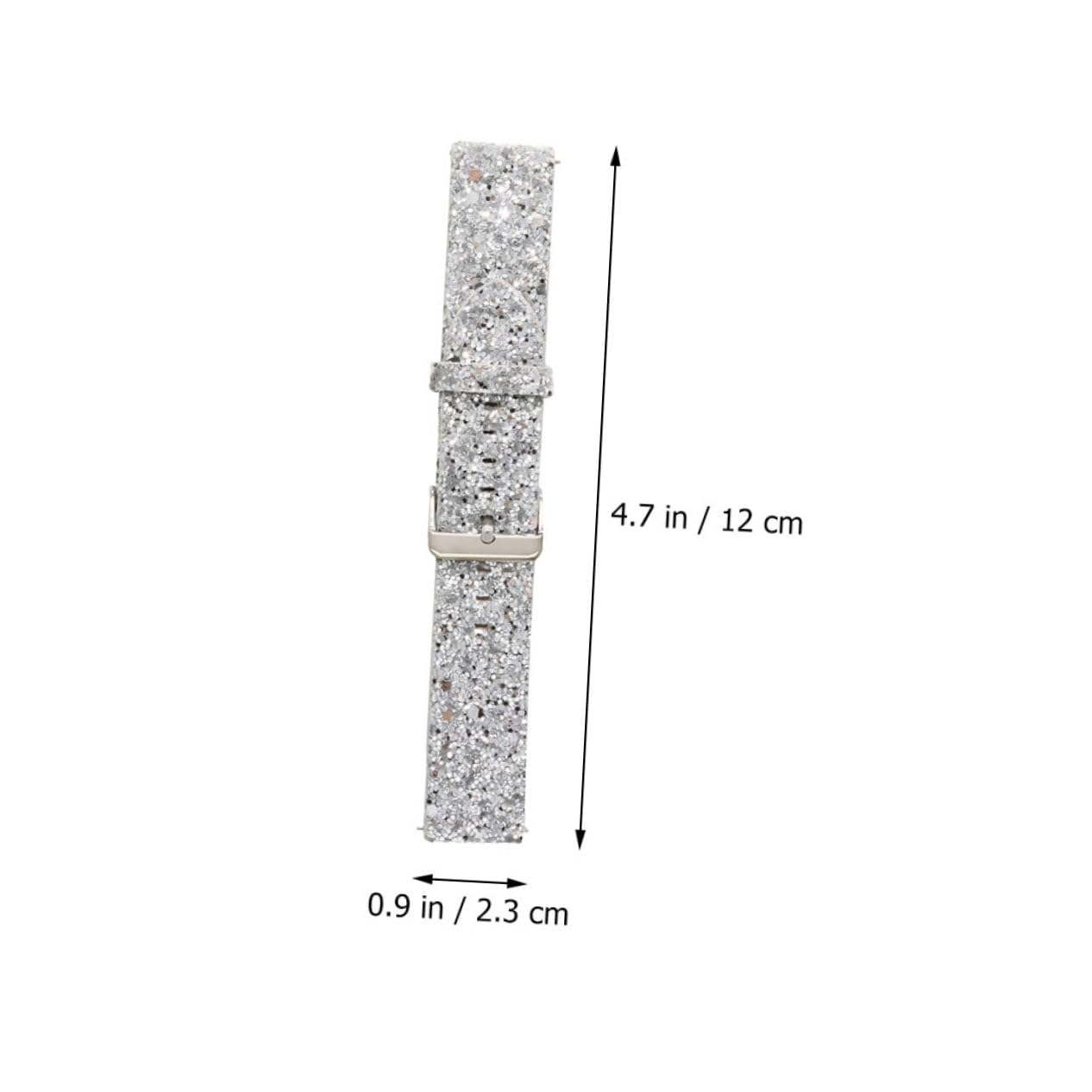 OSALADI Correa Brillante Correa De Reloj Reloj Reemplazable Banda Mujer es Pulsera Banda Decorativa De Pulsera Reemplazo De De Cuero De a De