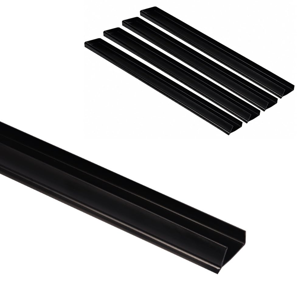 Kitchen Plinth Sealing Strip Black 2m x 5 | Fits 16mm-18mm Kickboards