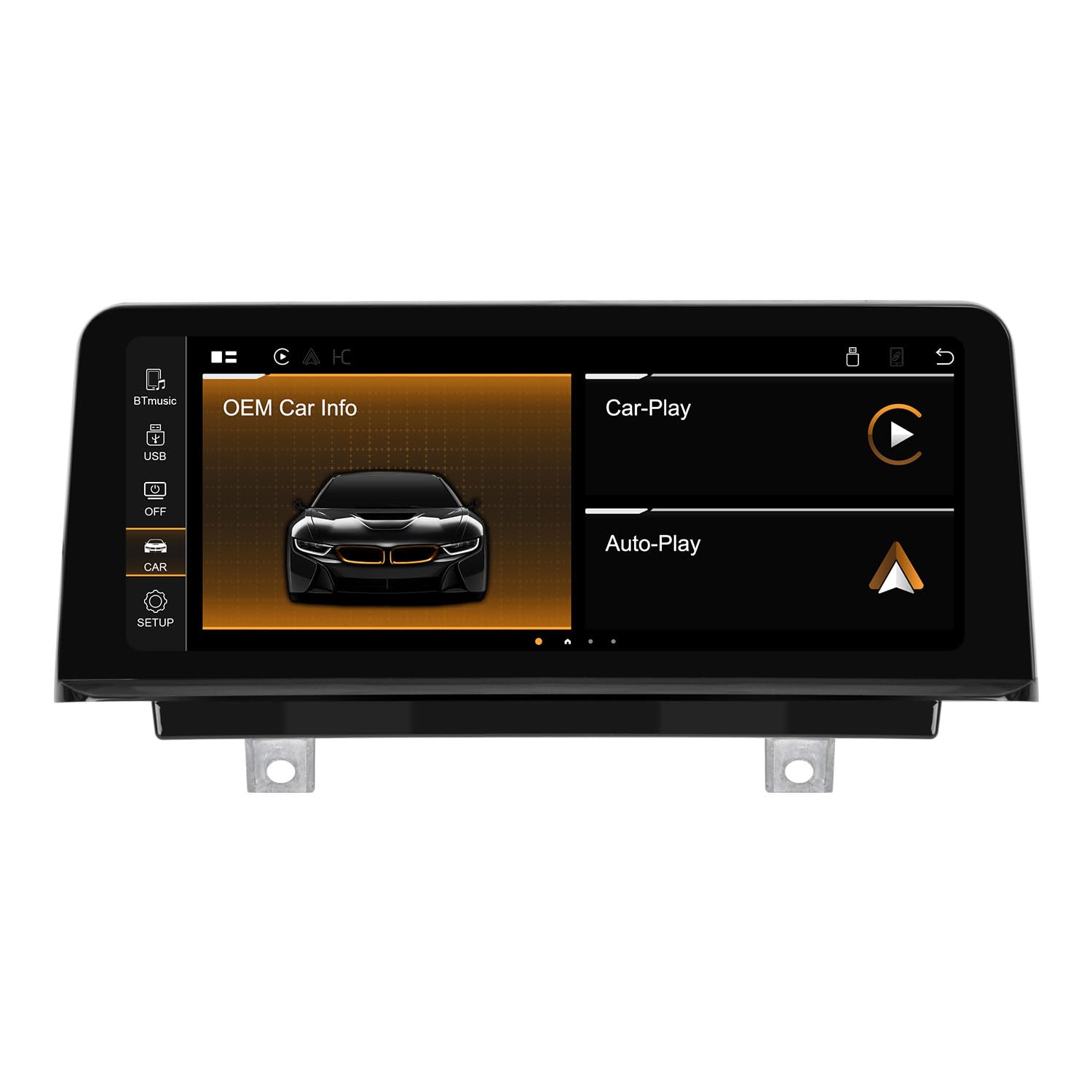 Linux Screen for BMW 3 Series F30 NBT CIC System, Support Wireless CarPlay Android Auto with a 720P AHD Revers Camera 2012-2017