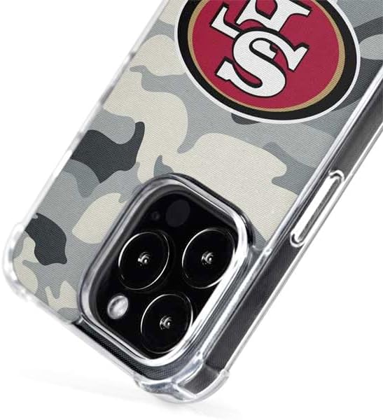 Skinit Phone Case Compatible with MagSafe iPhone 13 Pro - Officially Licensed NFL San Francisco 49ers Camo Design