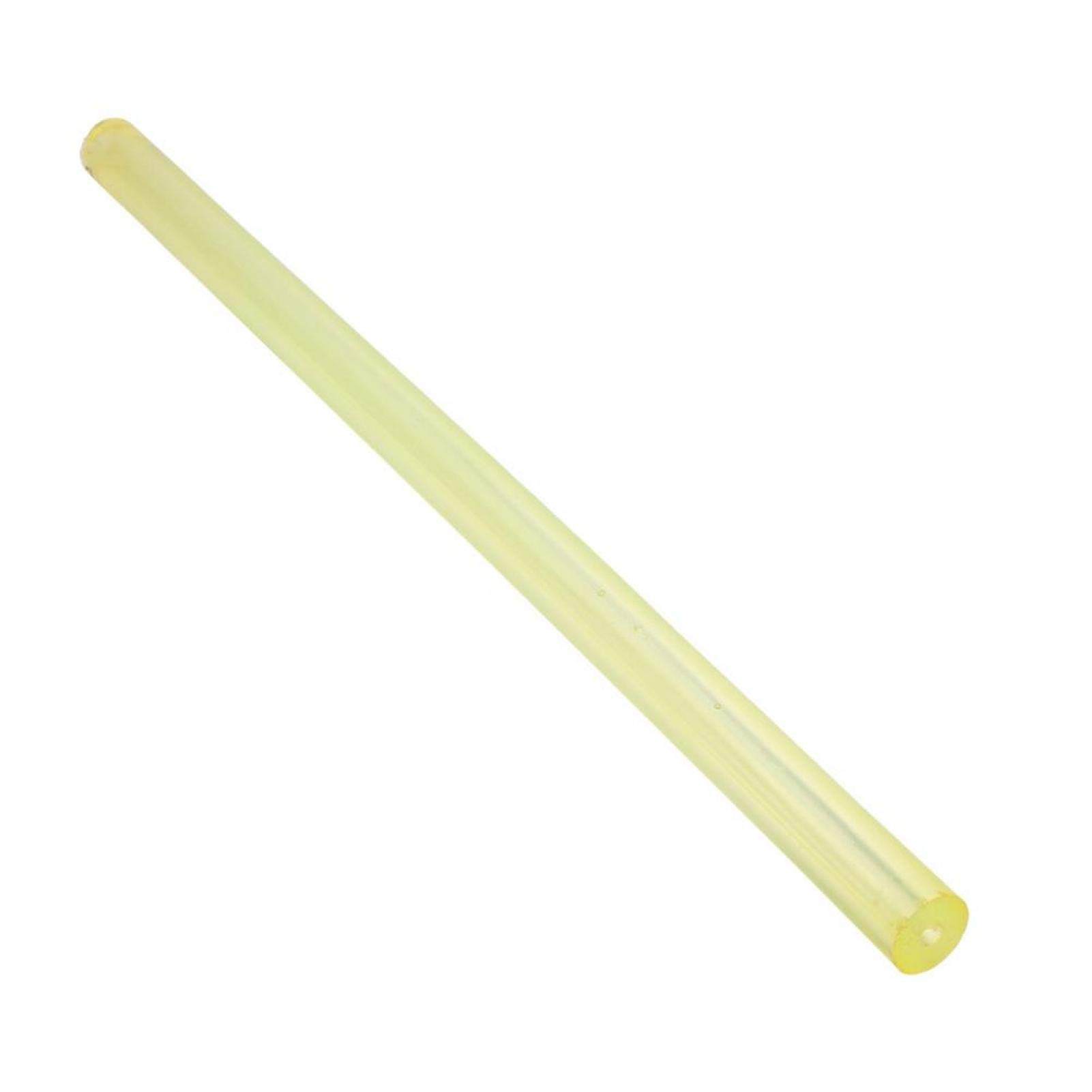 Hochwertiger Runder Hohler PU-Stab aus Polyurethan, Gelber Hohler Rundstab, Elastischer Gummi, Runder Federsteg, 20–40 Mm Außendurchmesser, 8 Mm, Bohrung, 500 Mm * 8 * 500(1pcs))