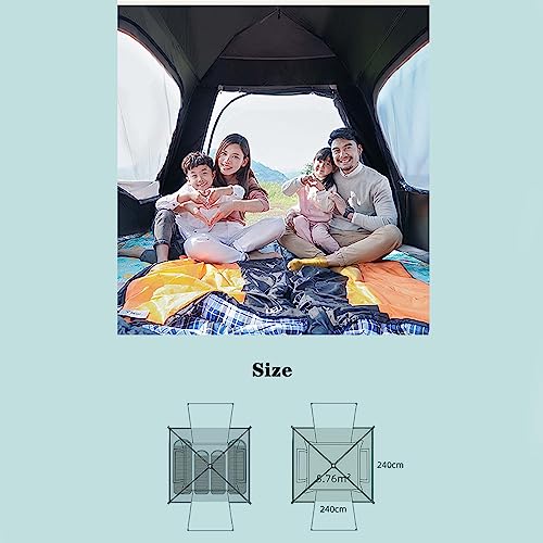 Carpa automática para camping y senderismo 4 personas miniatura 3