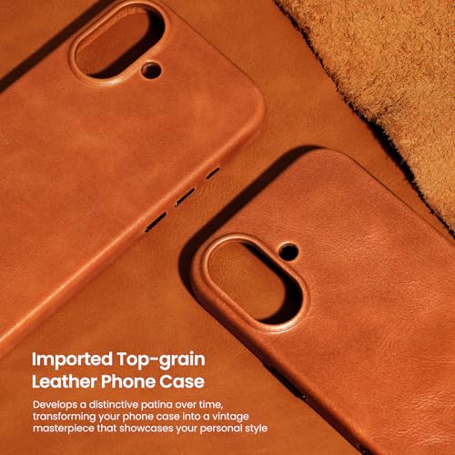 LUCKYCOIN Full Grain Cowhide Case