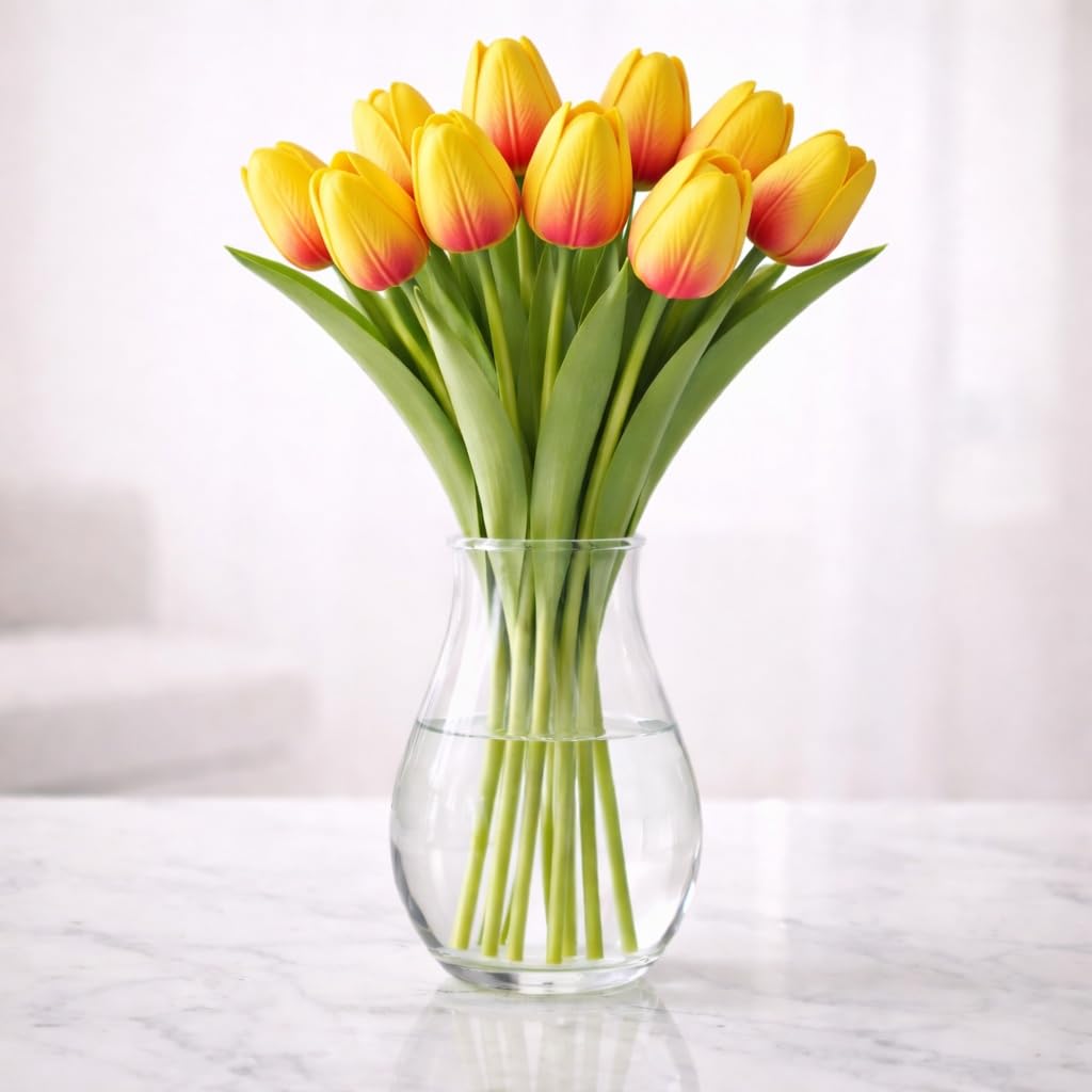 Vendola Tulip Flowers - Realistic Artificial Flowers -15 Vendola Tulip Flowers - Realistic Artificial Flowers -15
