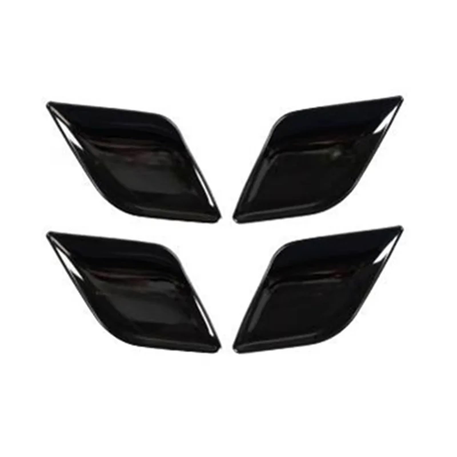 Bqwyedpl Dark Grey Styling Mouldings Car Door Bowl Sticker Interior Protective Stainless Steel Fit For Mercedes C Class W206 202 Car Door Latch Handle(Dark Grey)
