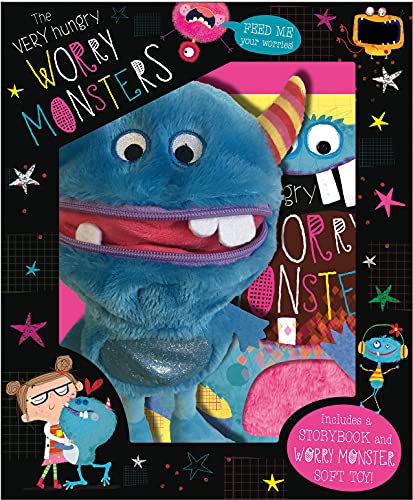Image of The Very Hungry Worry Monster Plush and Book Box Set