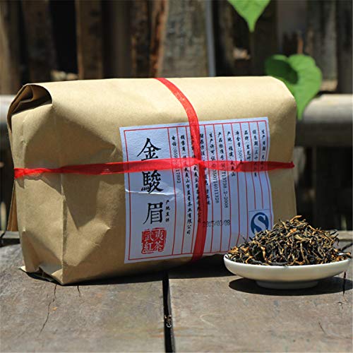 500g té negro orgánico chino Wuyi Jin Jun Mei ceja dorada té rojo cuidado de la salud nuevo té cocido comida verde venta… - Imagen 4