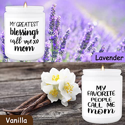 2 Packs Lavender And Vanilla Scented Candles,Best Mom Gift,9Oz,2.75" W X 3.54" H,For Valentine's Day, Mother's Day, Thanksgiving, Birthdays, Anniversaries #TOP2