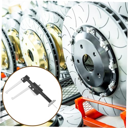 Herramienta medidora de grosor de pastillas de freno MAGICLULU, duradera, para discos de freno, herramienta versátil para medición precisa de grosor, fácil de usar, calibre automotriz para rendimiento óptimo miniatura 7