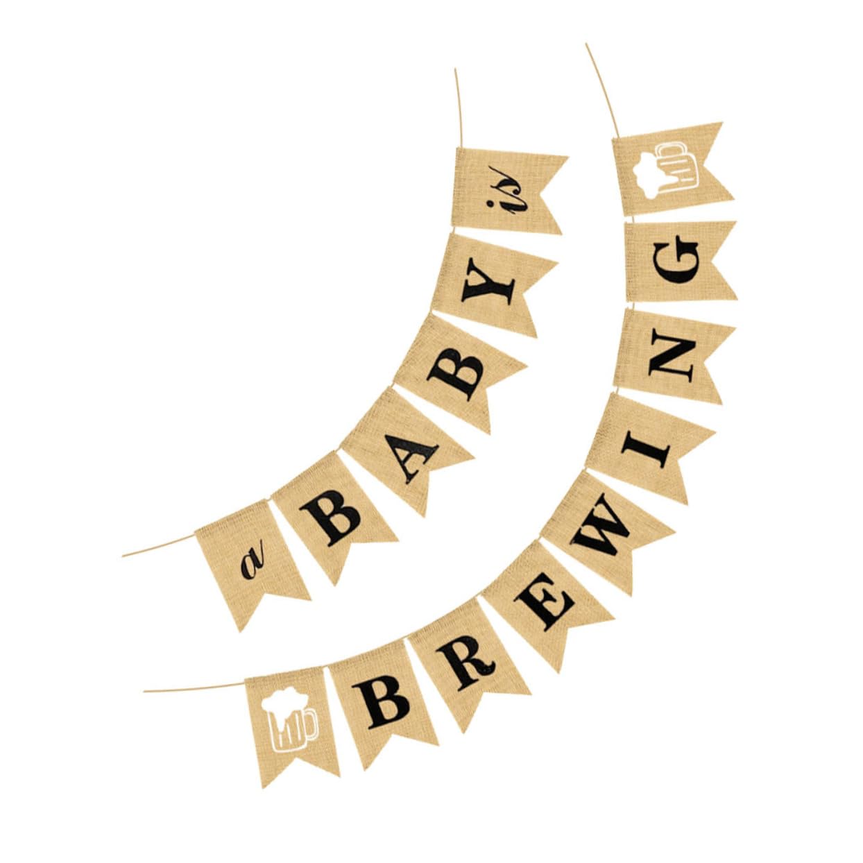 jojofuny 3 Pezzi Decorazione Per Feste A Tema Banner Di Lino A Coda Di Rondine Divertente Accessorio Fotografico Per La Famiglia