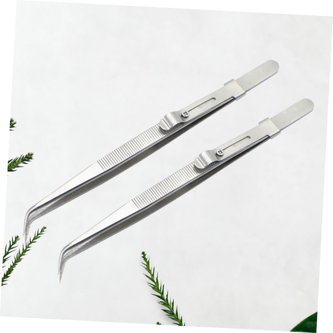 FRCOLOR Kit Di 6 Pinzette Multifunzionali in Acciaio Con Punta A Punta Per La Riparazione Di Gioielli Per Manicure E Ciglia