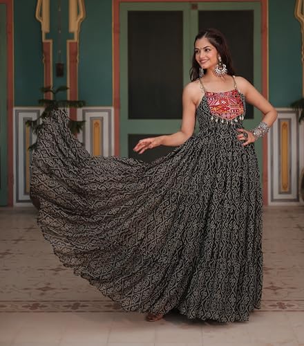 Image of Fashion Basket Women's Prple Color Georgette Anarkali kurta set with Duptta For Women