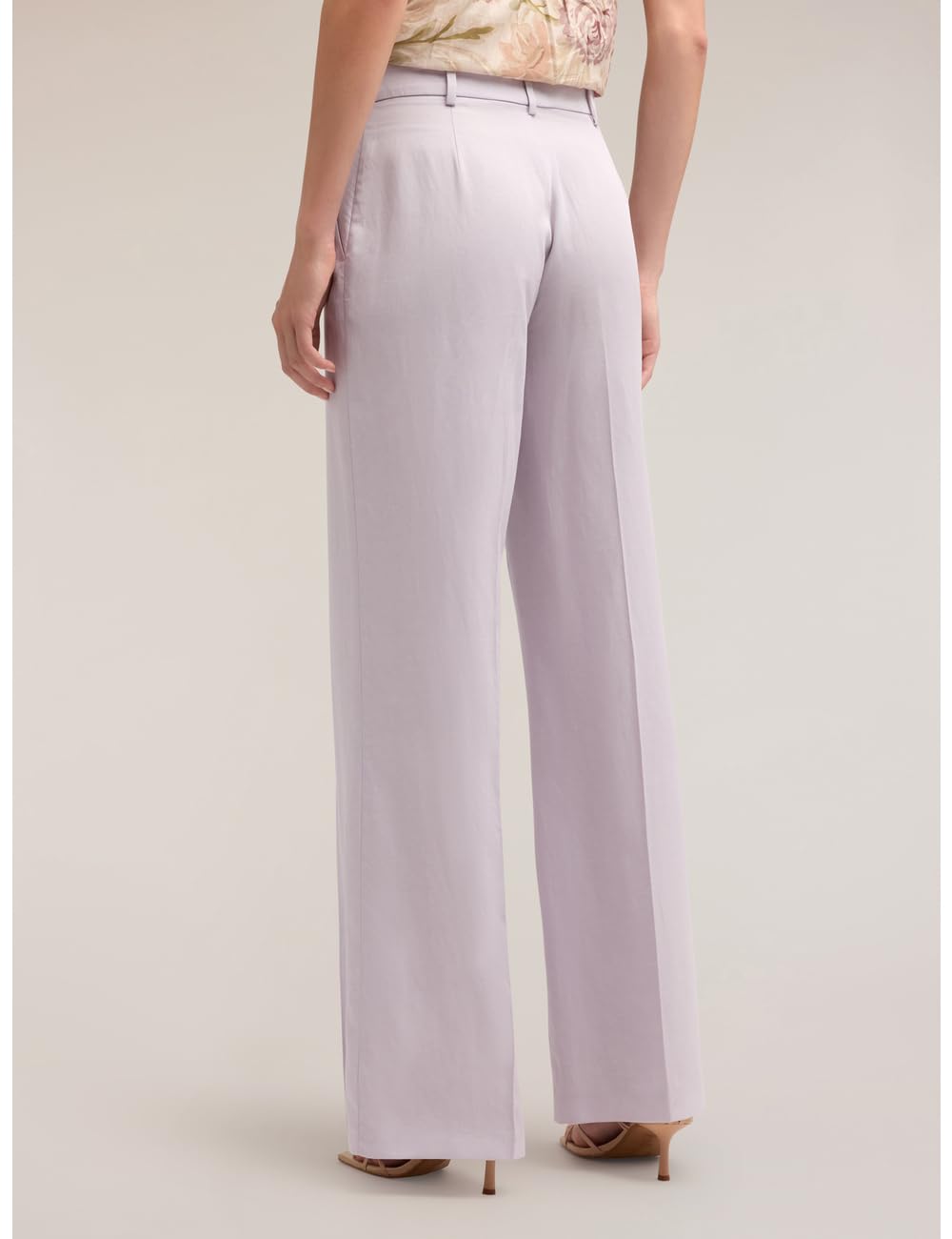 Motivi: Pantaloni Palazzo in Lino Misto Lyocell Stagione Primavera Estate 2025.