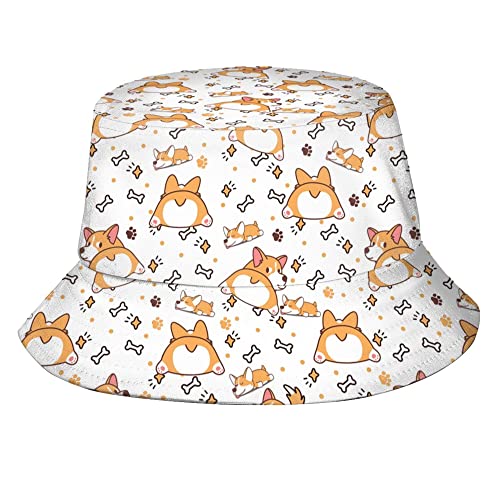 Image of Retro Jamaica Bucket Hat for Adult Fashion Doughnut Print Hat Travel Packable Sun Cap Outdoor Hat for Women and Men