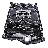 New 4.3L, 262 CID 2 Barrel Vortec Marine Intake Manifold Assembly Replacement for Mercruiser 824324T02 Volvo Penta 3855805, Cast-ing 12552422 Vahaha