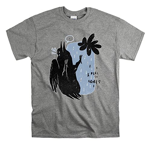 T-shirt Moody Birds Sport Grey en taille M pour homme et femme au style casual au quotidien
