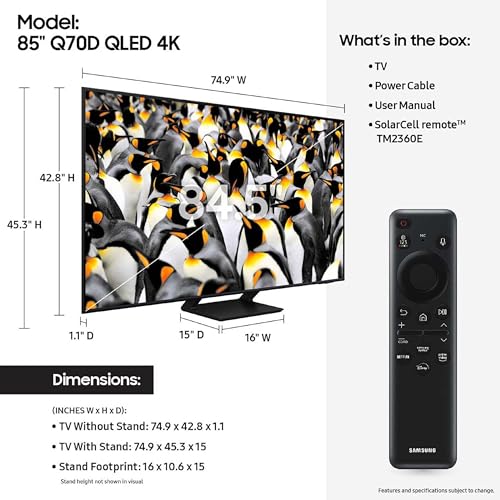 Samsung Frame TV 85 inch