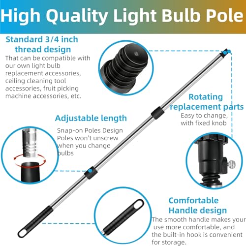 Maeathoo MAEA0212 12Ft Light Bulb Pole Changer thumb #2