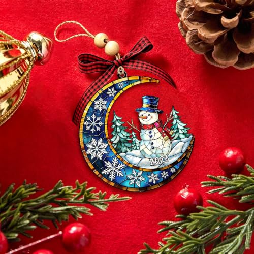Image of Christmas Ornament 2026 - Snowman Ornament- Snowman Ornaments for Christmas