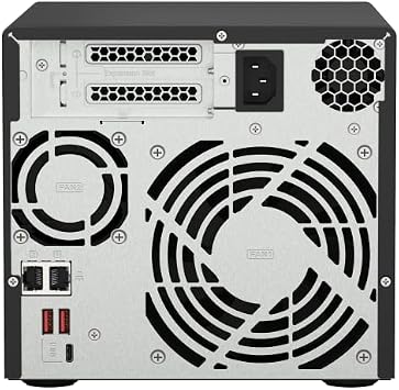 Previous Model QNAP TS-473A AMD Ryzen Quad-Core 4 Bay NAS for SMB with two 2.5GbE-enabled ports and two PCIe slots to extend NAS capabilities