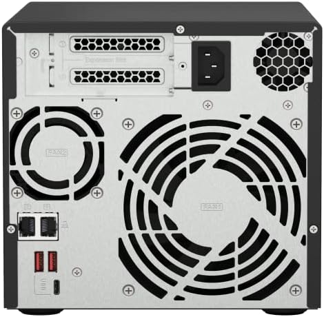 Previous Model QNAP TS-473A AMD Ryzen Quad-Core 4 Bay NAS for SMB with two 2.5GbE-enabled ports and two PCIe slots to extend NAS capabilities