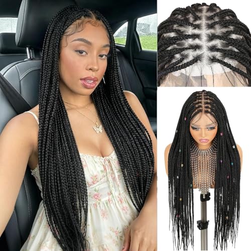 Lady Hanne 360° Full Lace Braided Wigs Knotless Braided Wig