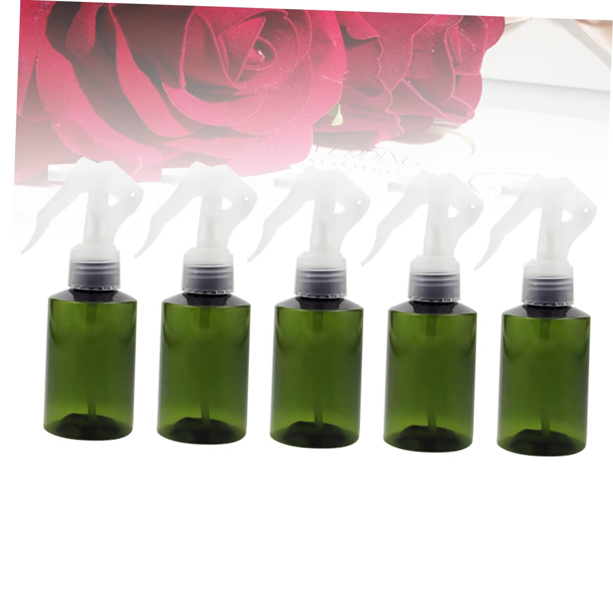 MAGICLULU 10 Flaconi Spray Da 200 Ml Riutilizzabili Con Pompa in Plastica Fine Facili Da Trasportare Con Pressione A Una Mano Verdi