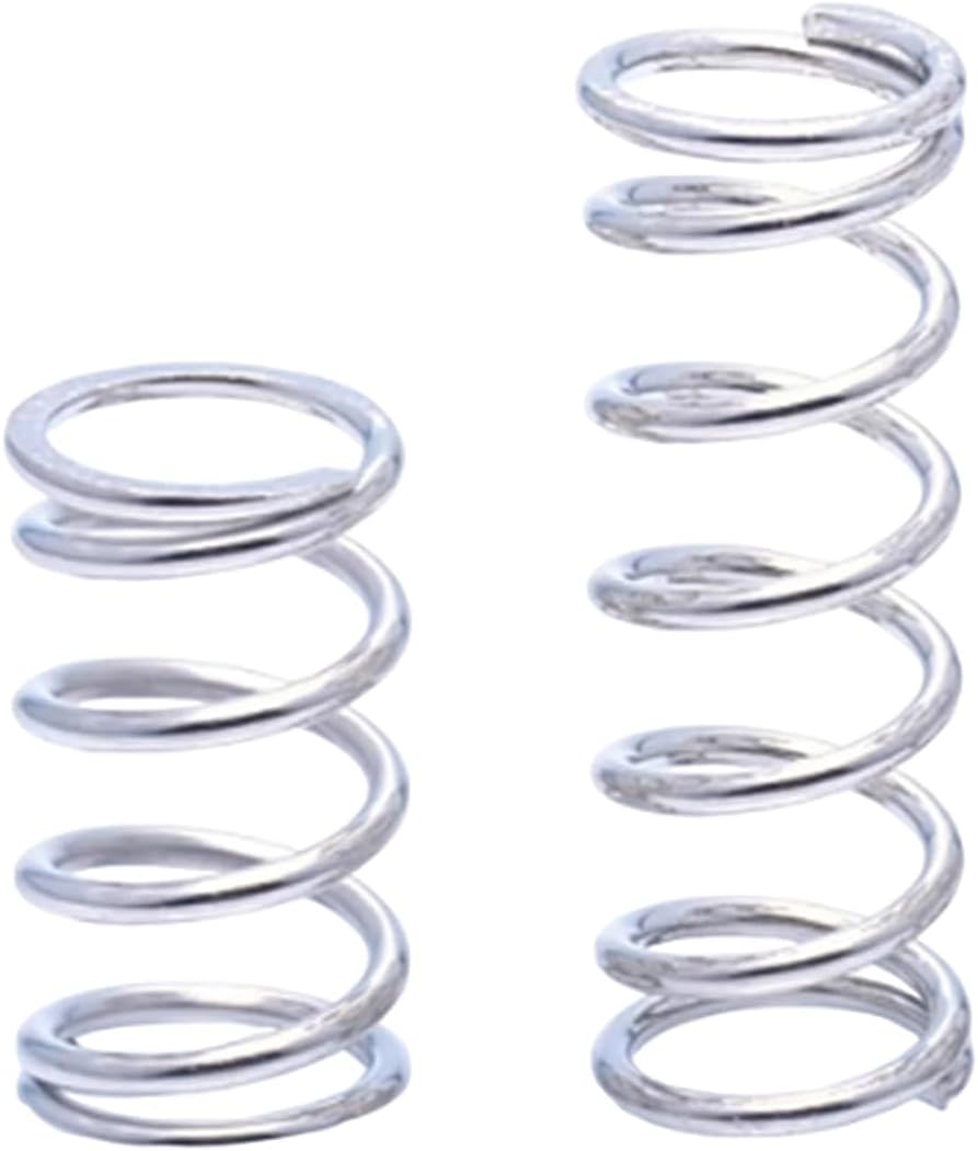 Compression Spring Wire Dia 1.6mm OD 10mm Free Length 50mm 304 Stainless Steel Extension Springs for Home Appliance Repai 3Pcs