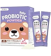 BHK's Baby Probiotic Powder,+ Vitamin D,Reduces Colic,Gas &amp; Spit-ups,Healthy Poops,Reduces Crying...
