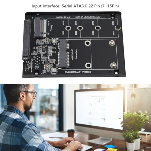 Caja externa para SSD M.2 NGFF y MSATA miniatura 4