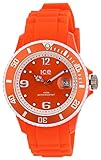 men's ice watch black and orange Edelstahl-Automatik-Uhr mit Edelstahl-Armband und Faltschließe