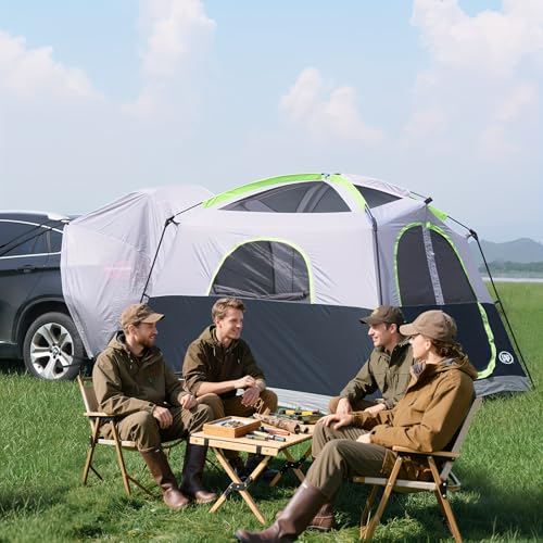 Carpa para camping SUV para 6 personas impermeable y a prueba de viento miniatura 1