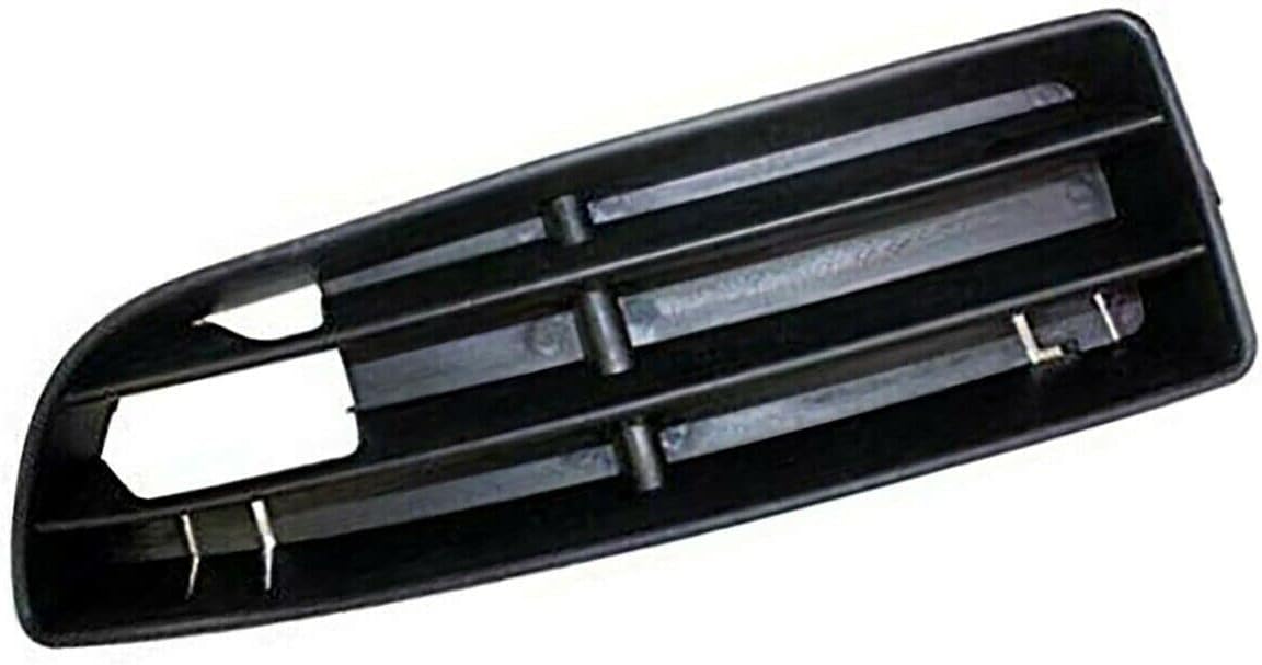 DAT AUTO PARTS Front Left Driver Side Fog Light Bumper Cover Grille Insert Replacement For 1999-2005 Volkswagen Jetta, and 2007 Volkswagen Jetta City (Canada) Black Textured VW1036102 1J5853665AB41