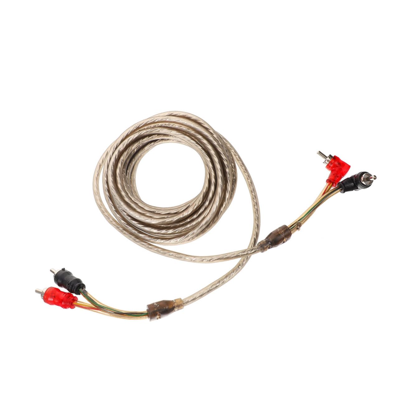 PartyKindom Speaker Wire Kit Subwoofer Wire Harness Car Audio Speaker Cables 5m Length Pure Copper Easy to Install Crystal Audio