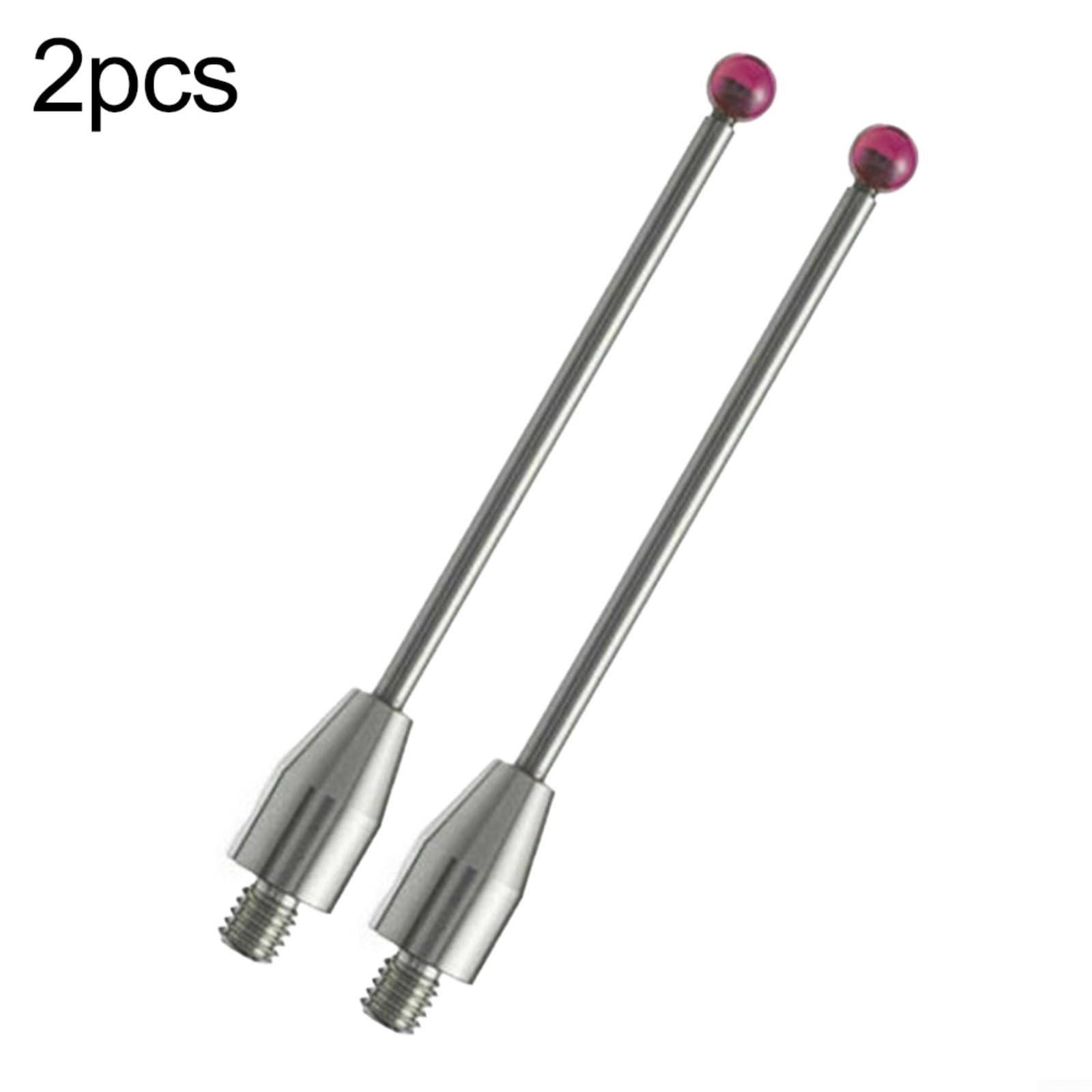 2 unidades de bolígrafo táctil CMM bola 2 mm longitud 50 mm rosca M2 A-5003-4797 metal duro para medición de coordenadas CNC medición industrial