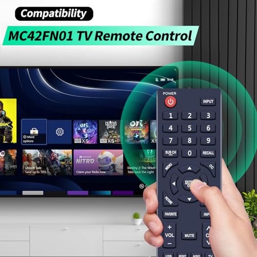 Télécommande MC42FN01 Sanyo FW24E05F sans programmation pour TV LED