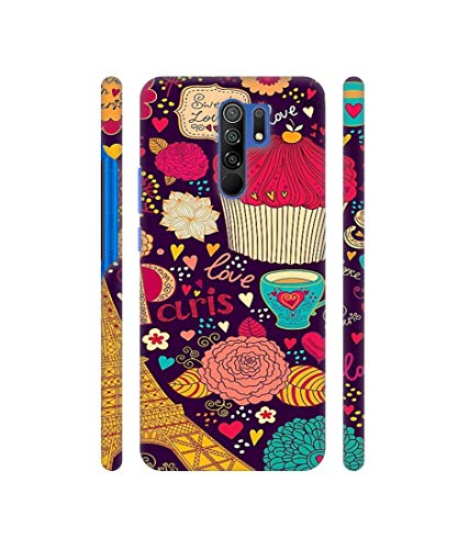 Image of Basic Case for Mi Redmi 9 Prime /Poco M2 (Plastic Multicolor)