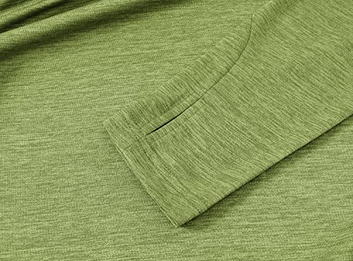 Tbmpoy Womens Upf 50+ Sun Protection Hoodie Shirt Long Sleeve Fishing Hiking Outdoor Uv Shirt Lightweight Fruit Green M #TOP3