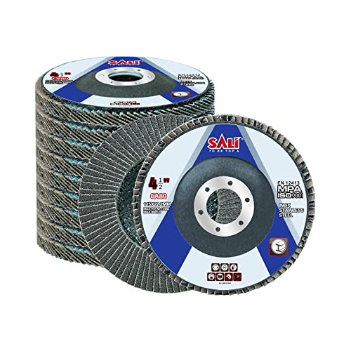Disques à lamelles 11,4 cm grain 80 pour ébarbage et ponçage de métaux