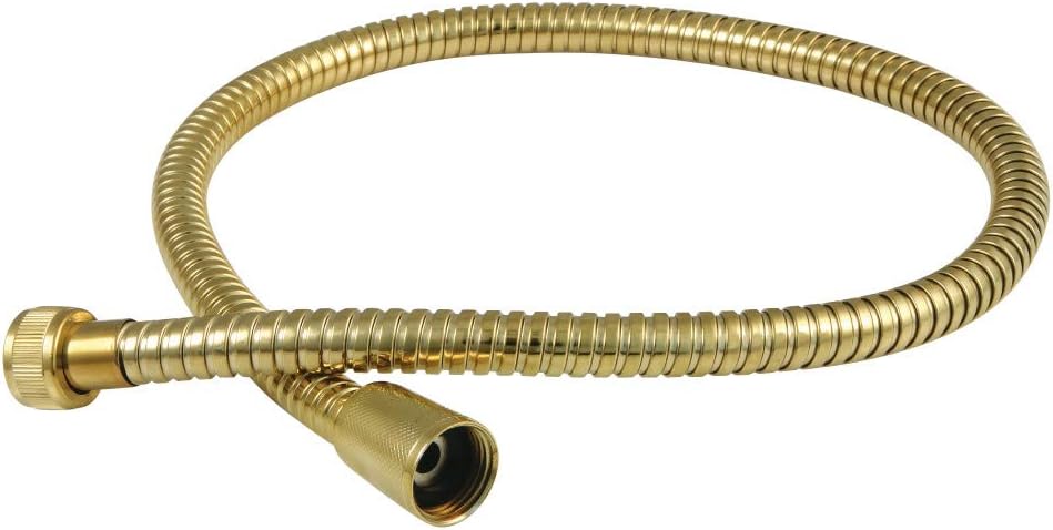 Kingston Brass KBSPRHOSE302 Gourmet Scape 30" Stainless Steel Hose, Polished Brass