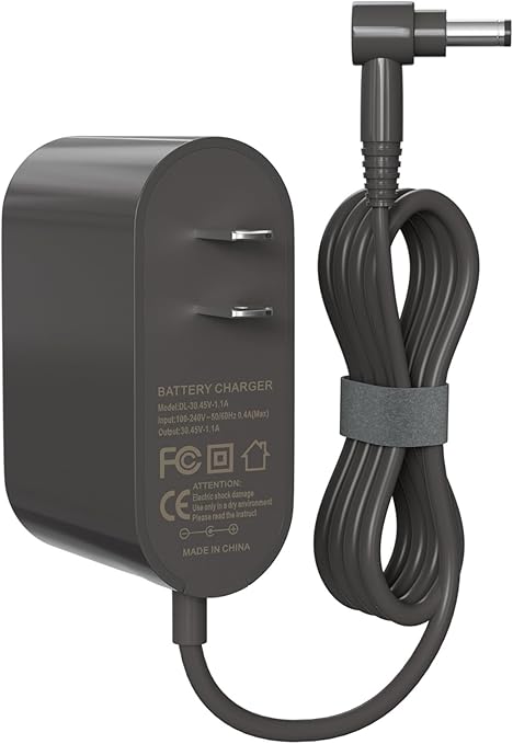 30.45V Replacement Charger for Dyson V10 V11 V15 V12 SV12 14 15 Cordless Vacuum Cleaner, Absolute Animal Motorhead 969350-02 01 03 04 05 217160-02 01 03 969042-01 30.45V Adapter Cleaner Power Supply