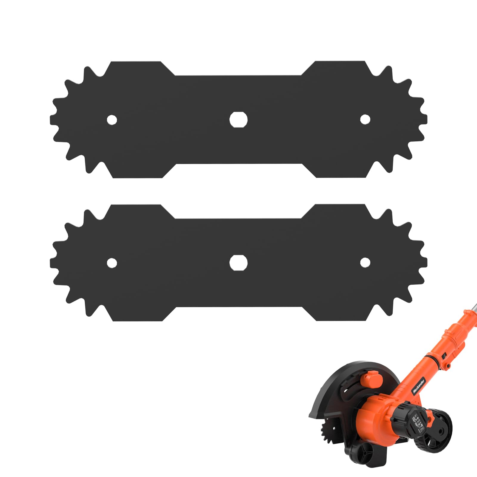 MAXLANDER 9-inch replacement lawn edger blades, two-pack