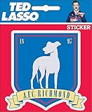 Ata-Boy Ted Lasso A.F.C Richmond Sticker Anime/Movie Stickers - Gifts & Merchandise…